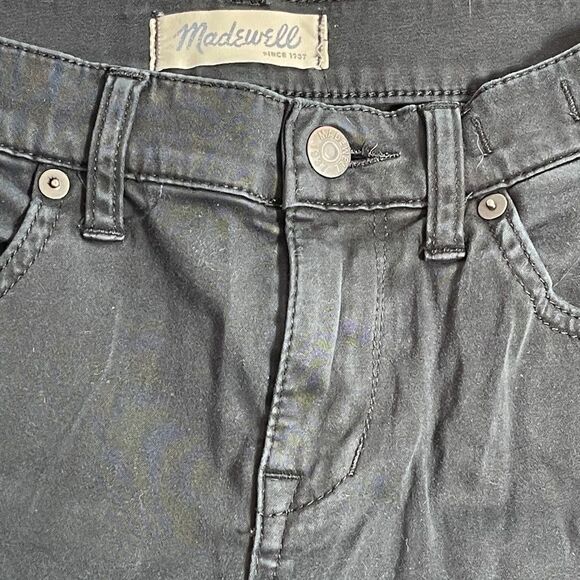 Madewell Skinny Skinny Black Mid Rise Jeans Sz 28 - Picture 7 of 7